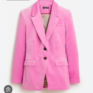 J Crew Nipped-in blazer in stretch velvet sz 2 BV203